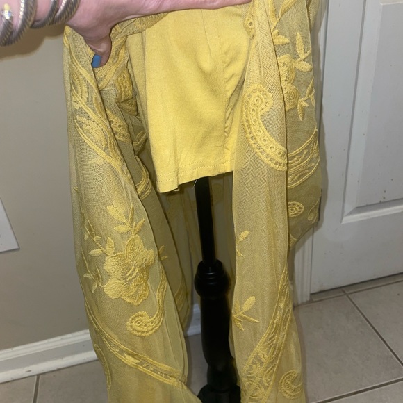 NWOT Lace floor length (under) shorts romper - Picture 5 of 6